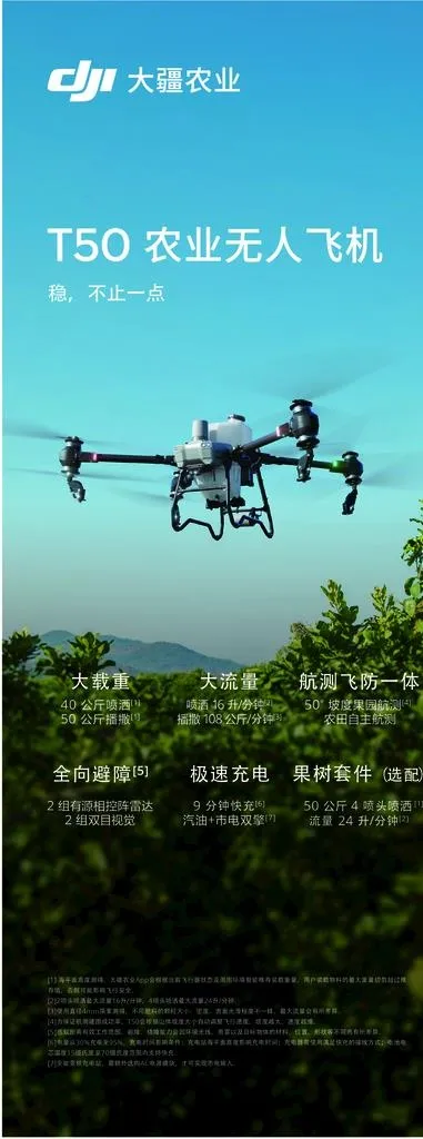 大疆无人机T50易拉宝展架图片ai矢量模版下载