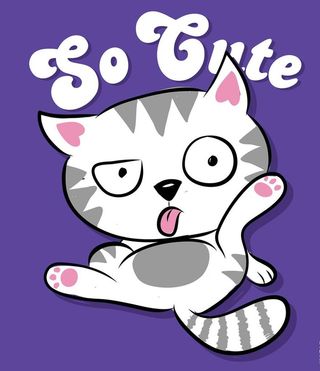 矢量可爱猫猫图片