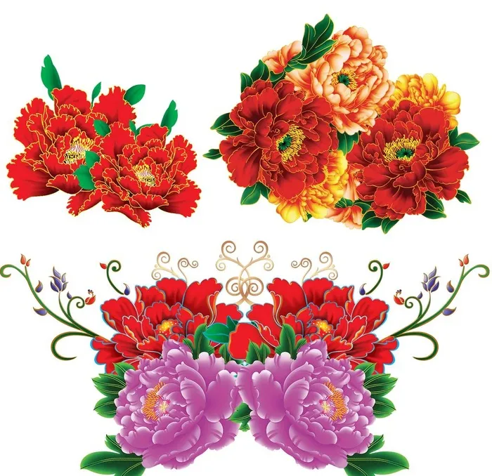 牡丹花 图片(2953x2953)psd模版下载