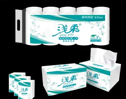 卫生纸包装（平面图）图片