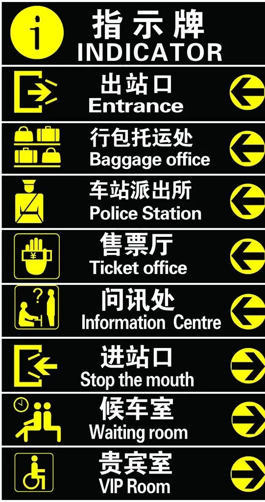 指示牌图片psd模版下载