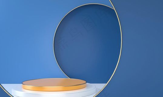 几何c4d背景图片简约产品展台