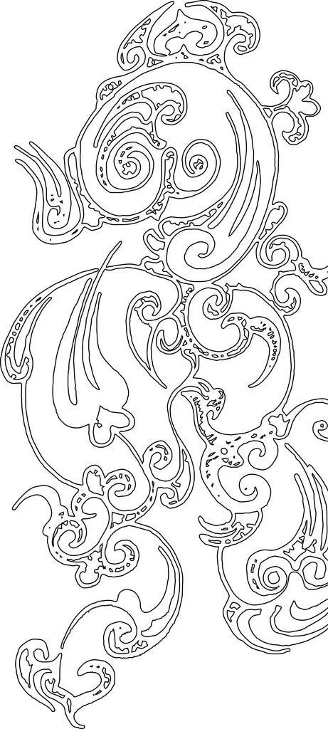 汉朝流云纹图片ai矢量模版下载