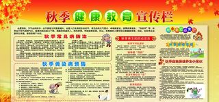 秋季健康教育图片