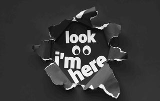 纸张破洞撕裂效果样机图片