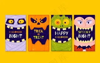 万圣节标签图片