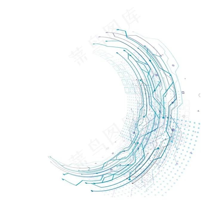 抽象科技蓝色背景图片ai矢量模版下载