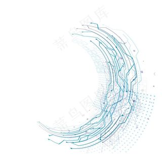 抽象科技蓝色背景图片