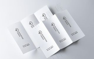 三折页样机图片