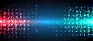 ai矢量炫酷音柱背景图片