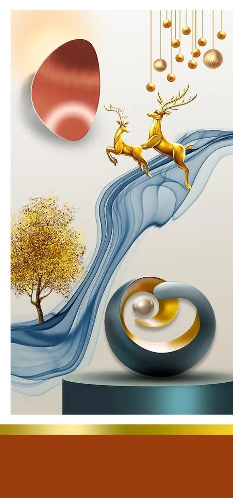 装饰画图片(4724x9449)psd模版下载