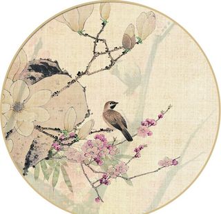 中国风圆形背景图片