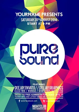 炫酷海报 几何背景 几何图形图片