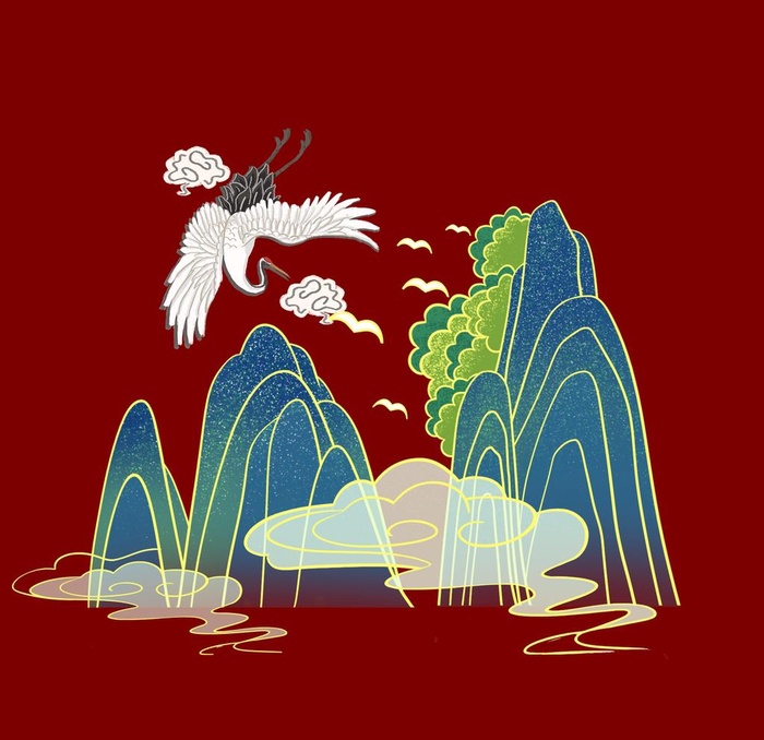 国潮海报元素图片(2000x2000)psd模版下载