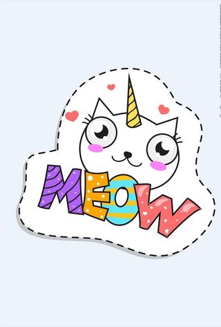 小清新涂鸦卡通插画图片