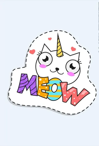 小清新涂鸦卡通插画图片