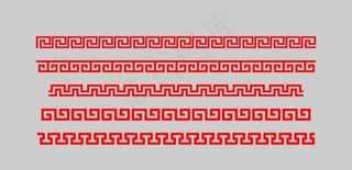 回形纹矢量图图片