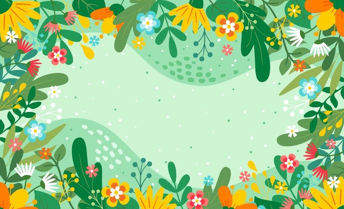 春天春季花朵元素矢量素材图片