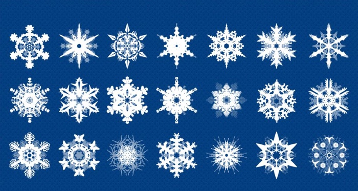 雪花图片(1000x563)psd模版下载