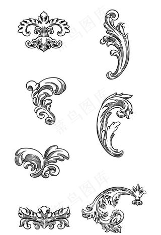 精美欧式花纹图片