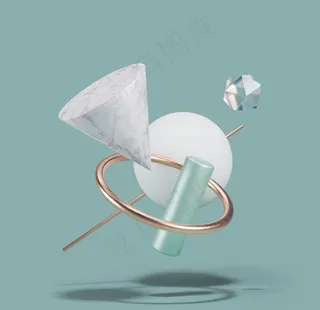 几何立体元素图片