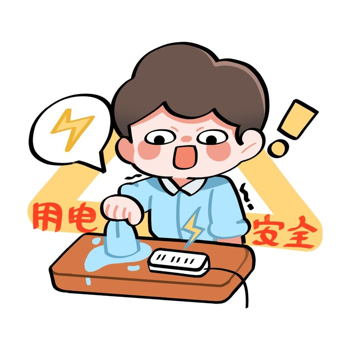安全用电插画图片
