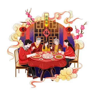 新年习俗图片