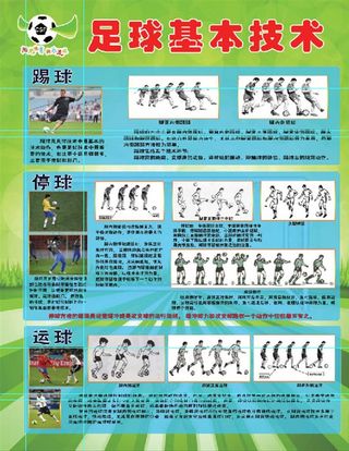 足球基本技术图片