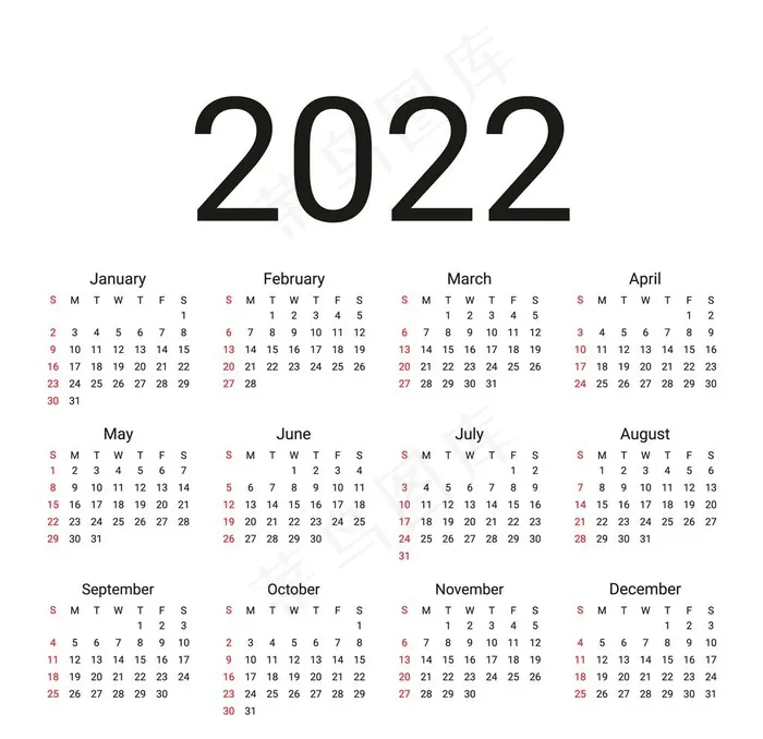 2022台历图片eps,ai矢量模版下载