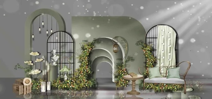 婚礼效果图图片(4724x2362)psd模版下载