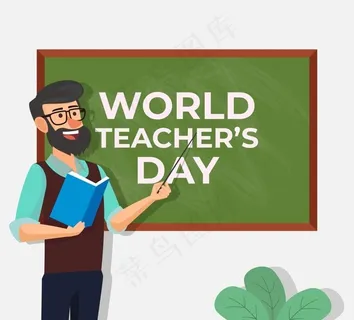 教师节讲课男子图片