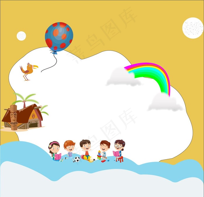 幼儿园背景PPT图片