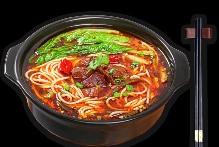 牛肉砂锅米线图片
