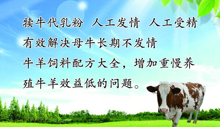 黄牛养殖名片图片(1087x661)psd模版下载