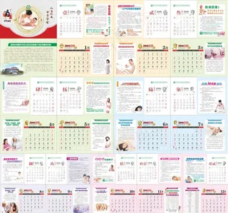 妇幼保健院妇女儿童健康新年台历