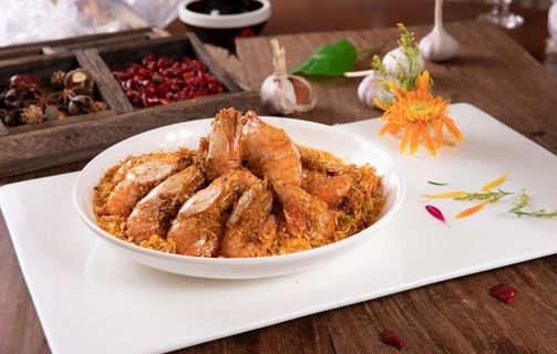 罗氏虾海味图片