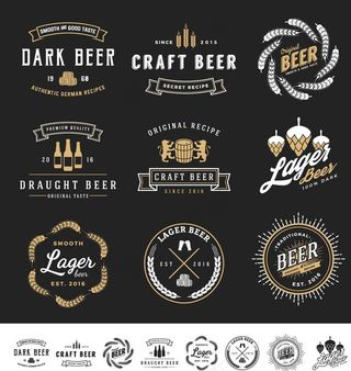 啤酒标签图片