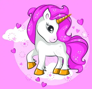 粉色独角兽图片