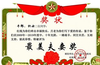 奖状图片