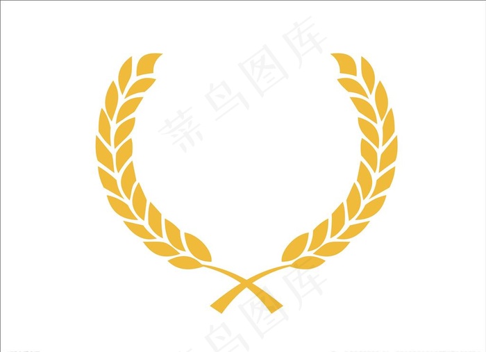 黄金麦穗图片cdr矢量模版下载
