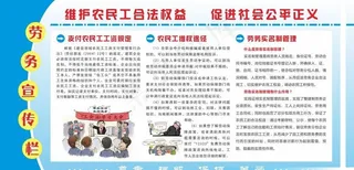 农民工维权展板图片