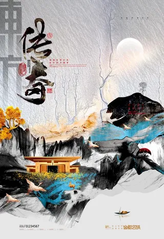 房地产海报 图片