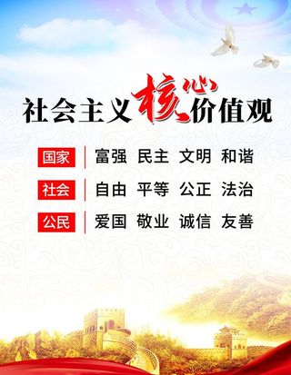 核心价值观图片