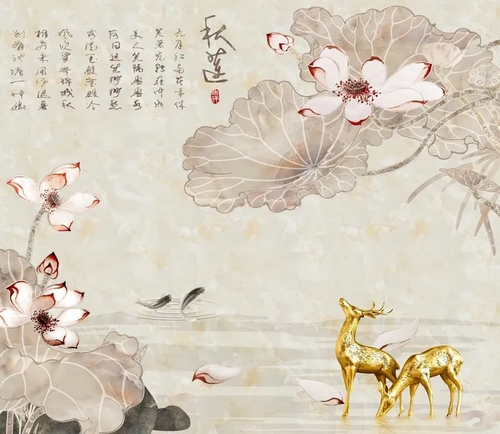 秋莲图片(9071x5669)psd模版下载