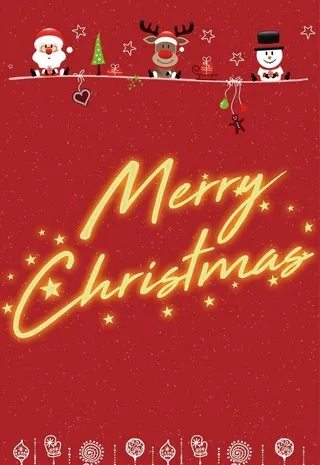 圣诞海报图片
