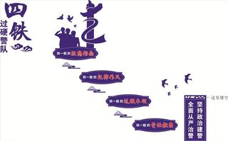 四个过硬警队文化墙图片