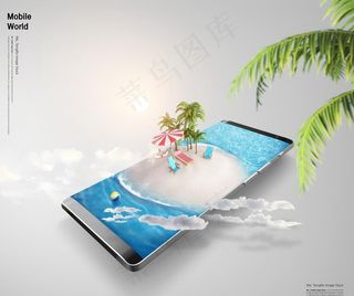 手机创意海报图片