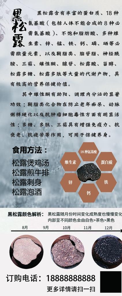 黑松露图片psd模版下载