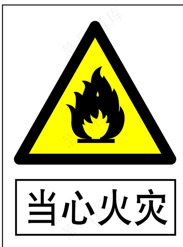 当心火灾图片