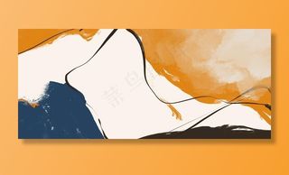 色块装饰画图片